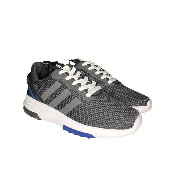 Adidas RACER TR 2.0 Kids' Shoes Sneakers Size 6 Blue White - Picture 3 of 6